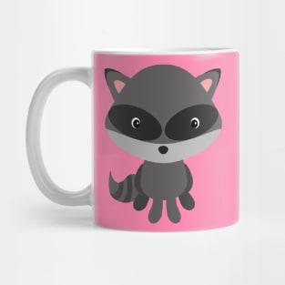 Pet Raccoon Portrait Mug